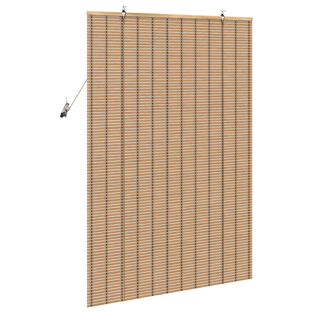 Roller Blind Other Manual Light Brown 100 x 160 cm Bamboo